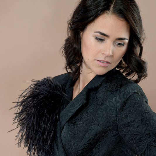 AMY Brooch | Ansteckbrosche aus Straußenfedern